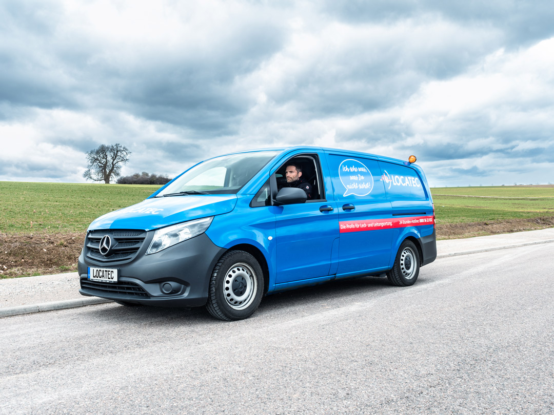 LOCATEC Messfahrzeug – Präzise Leckortung und Schadenanalyse vor Ort LOCATEC Messfahrzeug – Präzise Leckortung und Schadenanalyse vor Ort